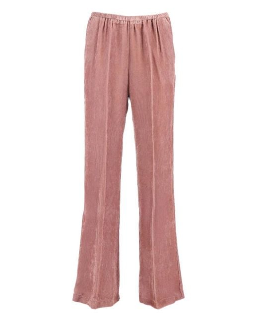 Pantalon En Velours Côtelé Forte Forte en coloris Red