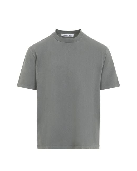 Our Legacy Gray Box T-Shirt for men