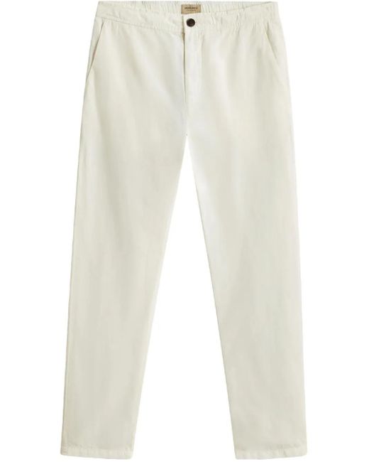 メンズ Woolrich リネン パンツ White