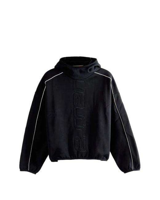 Fear Of God Black Piped Embossed Hoodie for men