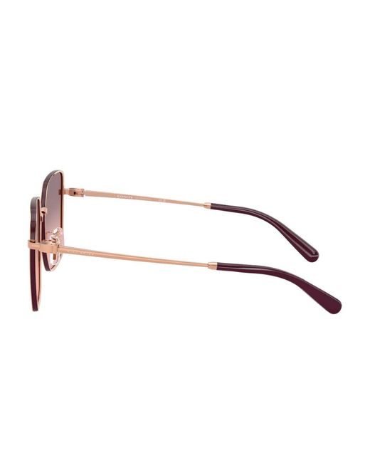 COACH Pink Rose- Square Sunglasses