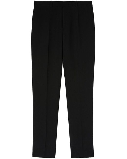 Jil Sander Black Wool Tailored Trousers for men