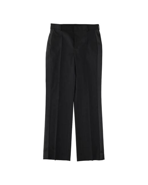 Moschino Black Seam-Detail Trousers