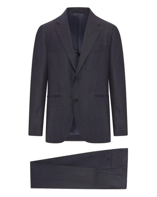 Lardini Einreihiger Anzug in Blue für Herren