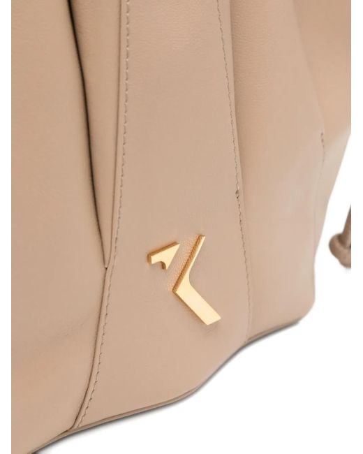 Saiid Kobeisy Natural Leather Bucket Bag