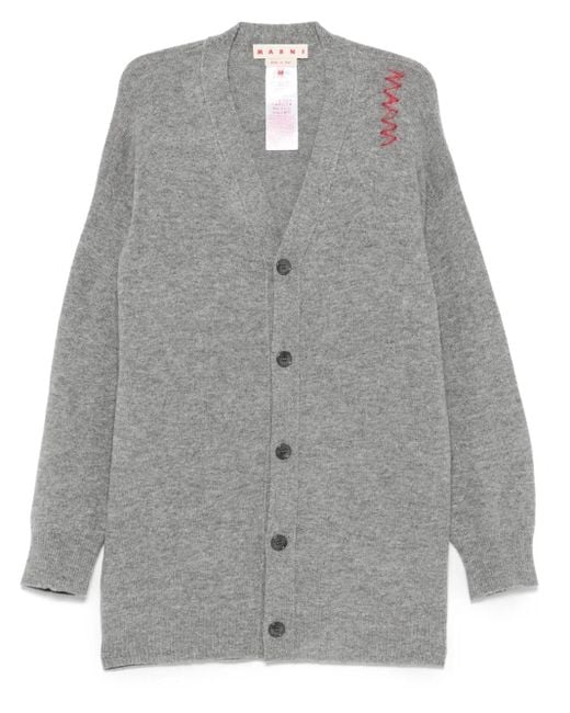 Marni Gray Sophisticated Knit Sweater For for men