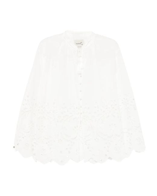 Bambah White Eyelet Blouse