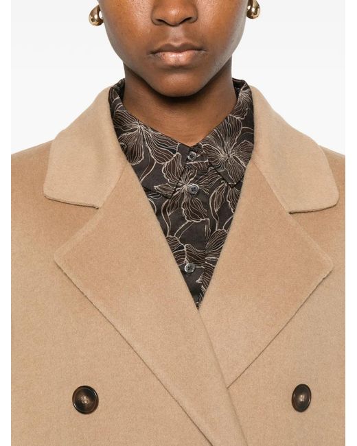 Marc O' Polo Natural Double-Breasted Coat