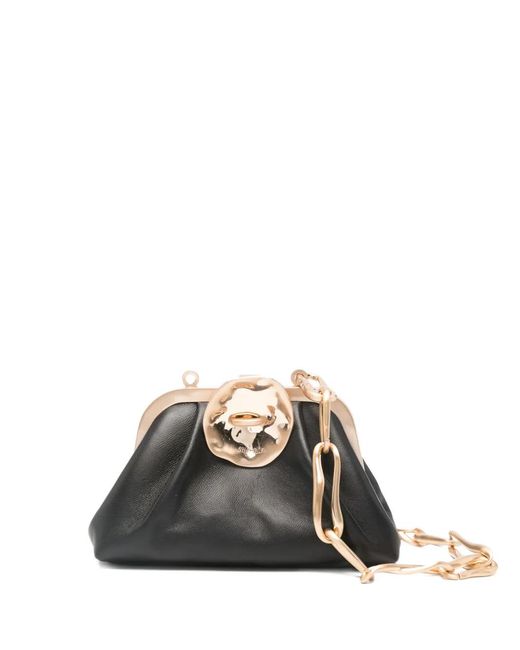 Cult Gaia Black Izara Chain-Strap Mini Bag