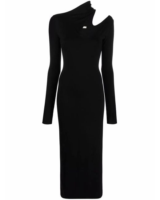 MANURI Black Bambina On A Saturday Night Cut-Out Dress