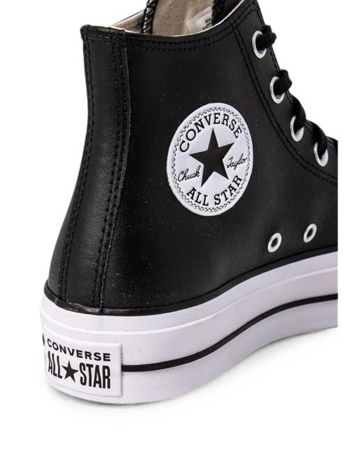 Converse Black Chuck Taylor All Star Platform Sneakers