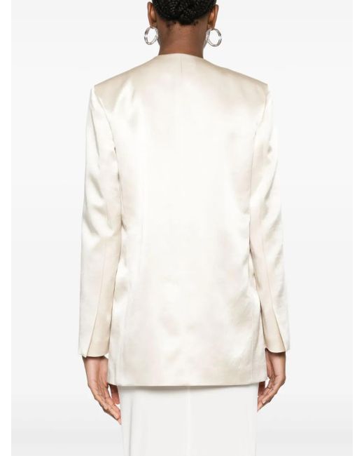 Philosophy Di Lorenzo Serafini サテン ジャケット White