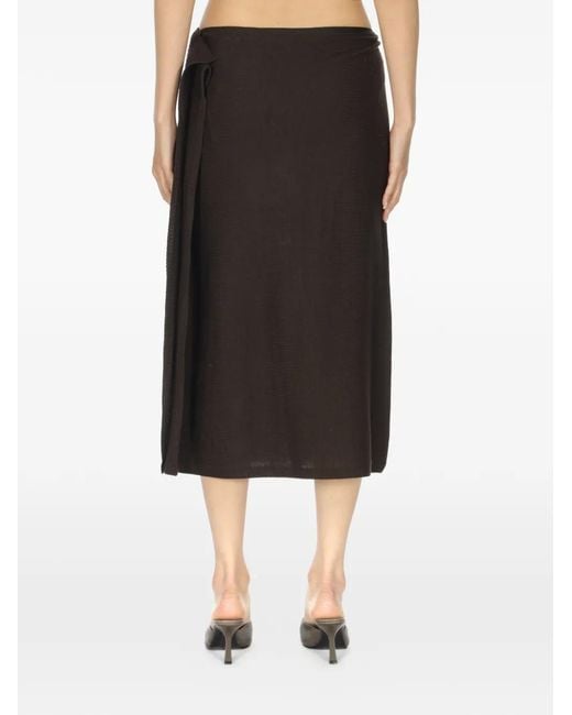 Paloma Wool Black Button Detail Charco Skirt