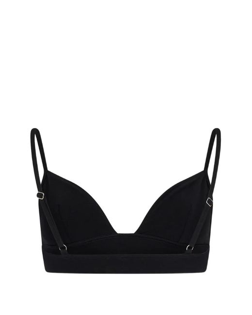 DSquared² Black Logo Triangle Bra