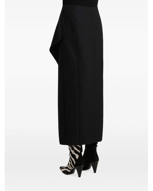 Khaite Black Skirt