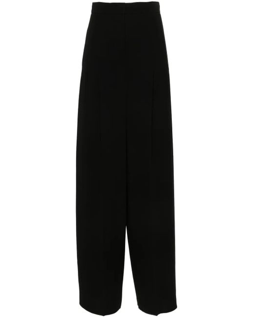 Max Mara Black Wide Cady Trousers For