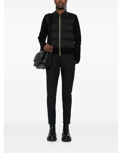 Herno Blue Pleated Drawstring Trousers