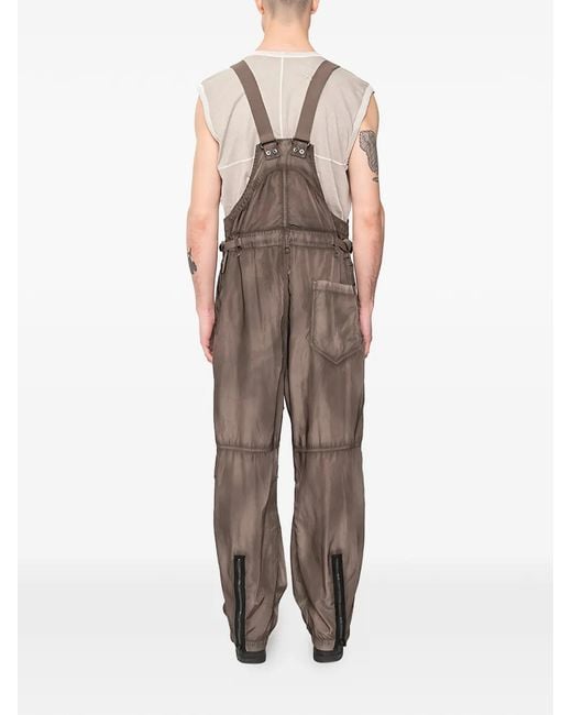 The Viridi-anne Brown Object Dyed Overalls for men