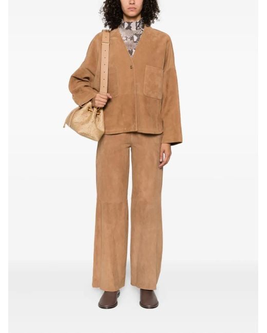Forte_forte Natural Suede Jacket