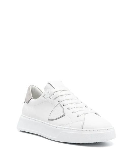 Philippe Model White Temple Sneakers for men