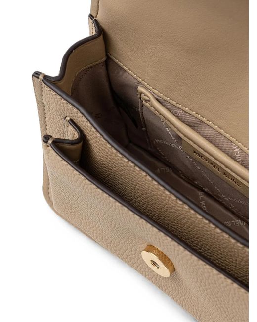 MICHAEL Michael Kors Natural Grained Leather Shoulder Bag