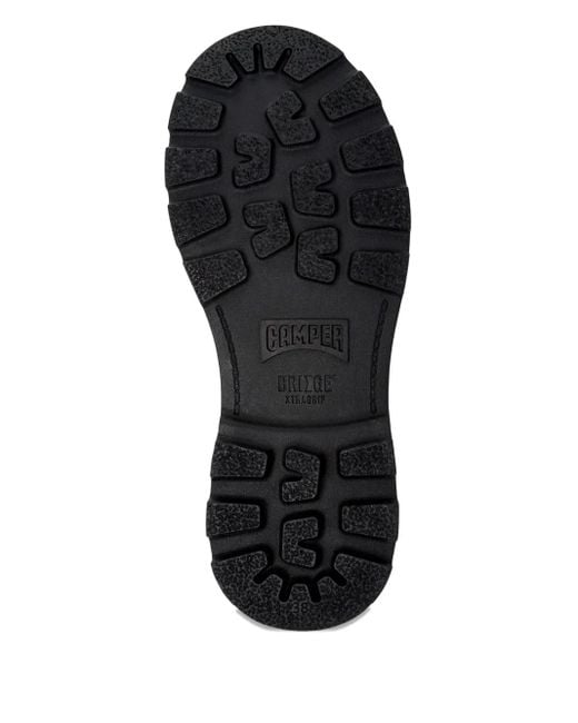 Stivali Stringati di Camper in Black