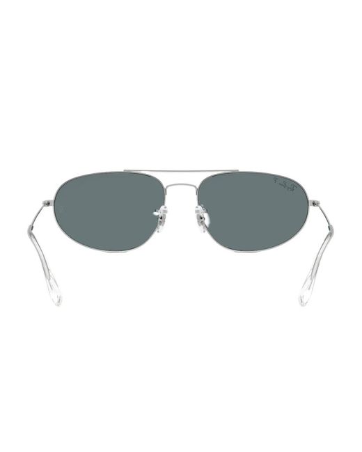 Ray-Ban Gray Explorer Iv Pilot-Frame Double-Bridge Sunglasses