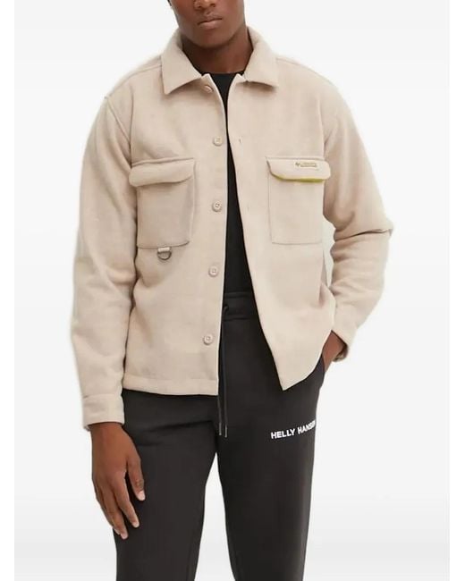 Columbia Natural Flap-Pockets Shirt Jacket