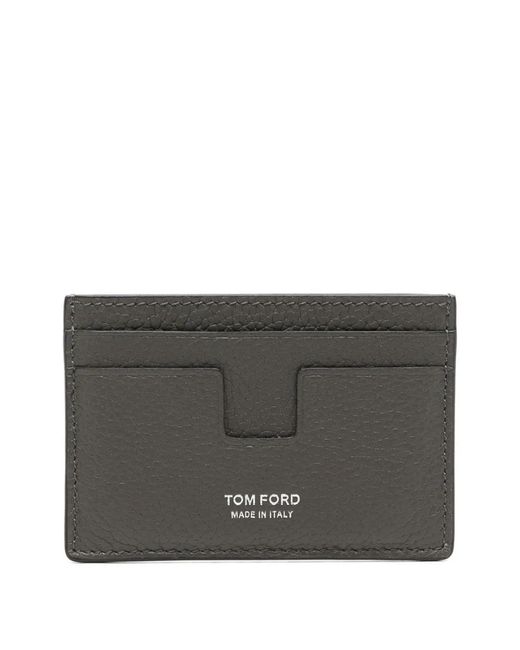 Tom Ford Gray Leather Wallet for men