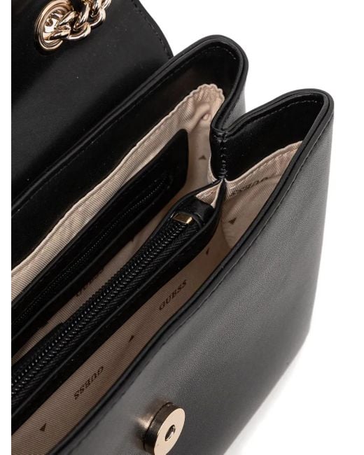 Guess Black Chain-Strap Shoulder Bag