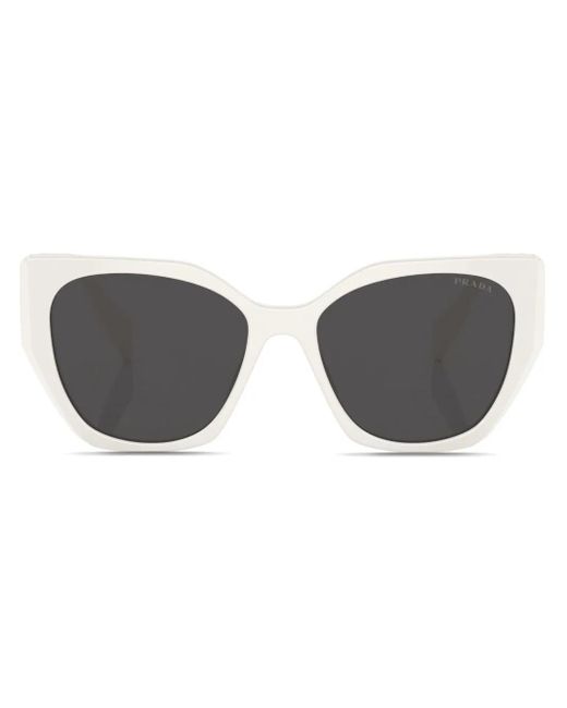 Prada Gray Prada Pr 19Zs Overvsize Frame Sunglasses
