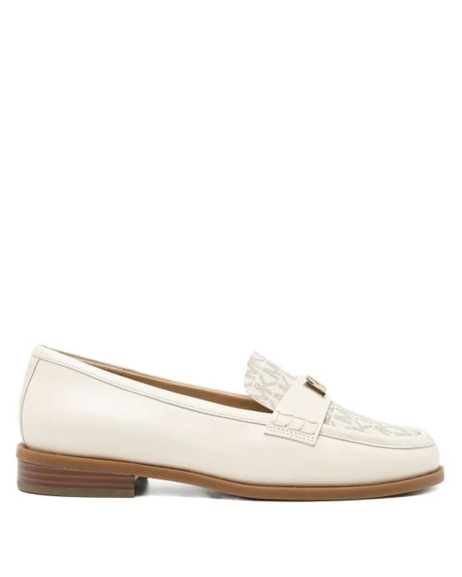Michael Kors Natural Lex Loafer mit Logo