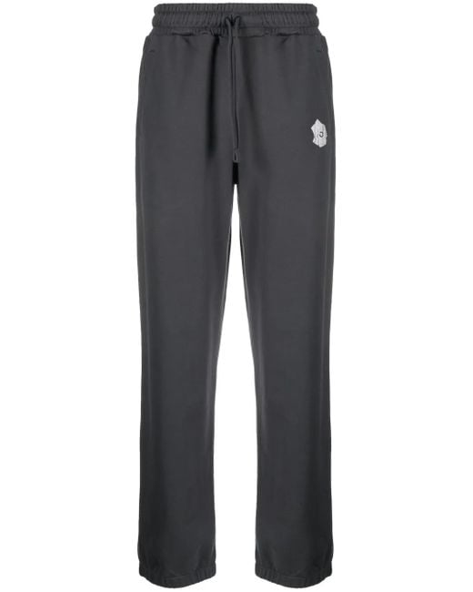 Objects IV Life Gray Logo-Print Cotton Track Pants