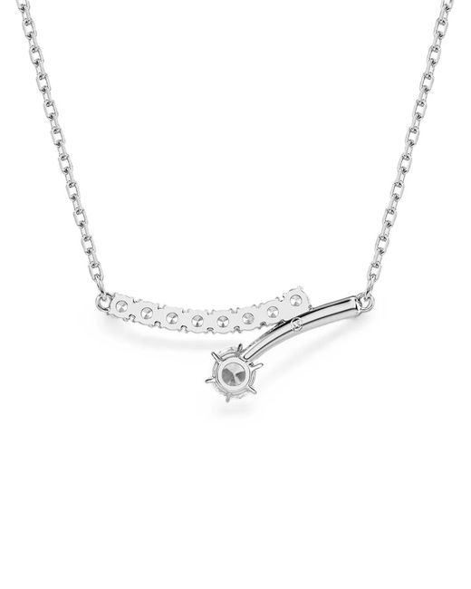 Swarovski White Matrix Crystal-Embellished Necklace