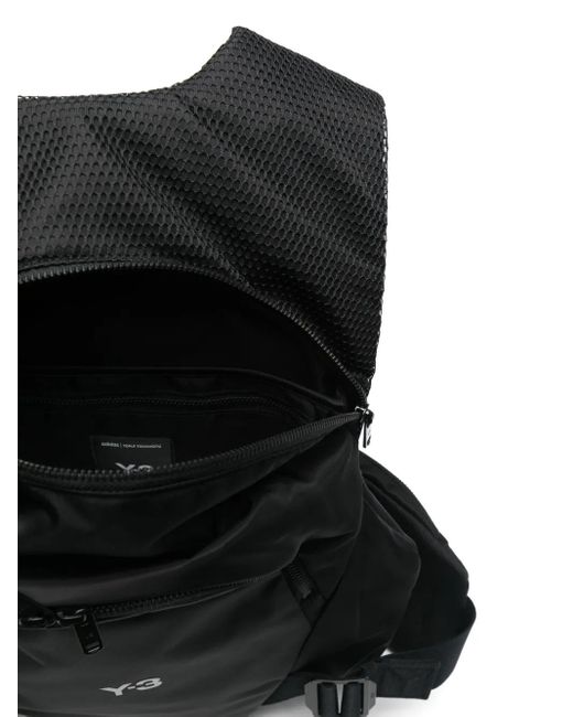 Y-3 Black Backpack for men