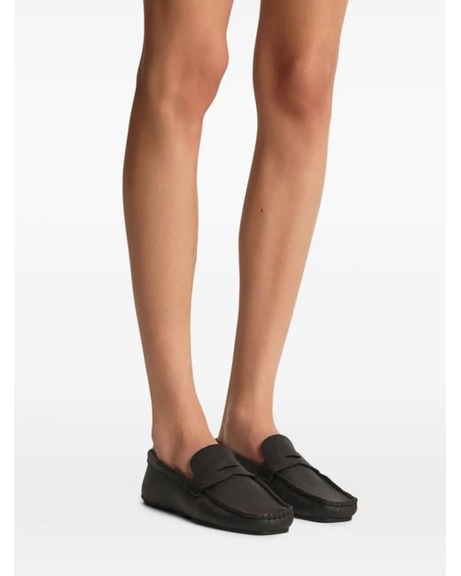 Khaite Black Billy Loafers