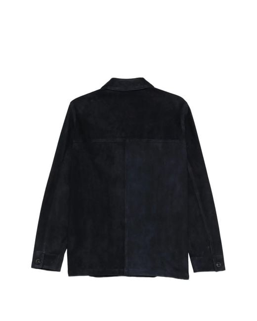 Boglioli Black Buttoned Pocket Jacket