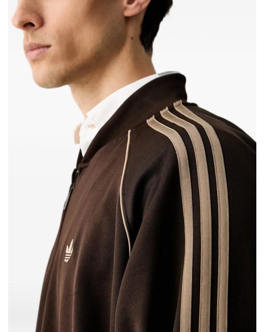 Adidas Black Sst Adicolor Classics Loose Tracktop for men