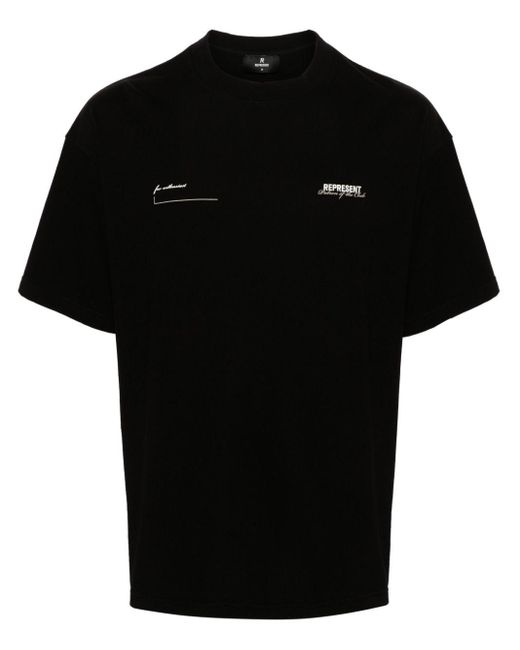 Represent Patron of the Club T-Shirt in Black für Herren