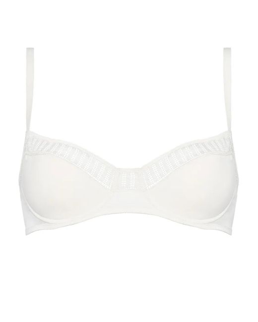 Eres White Justine Graphic Bra