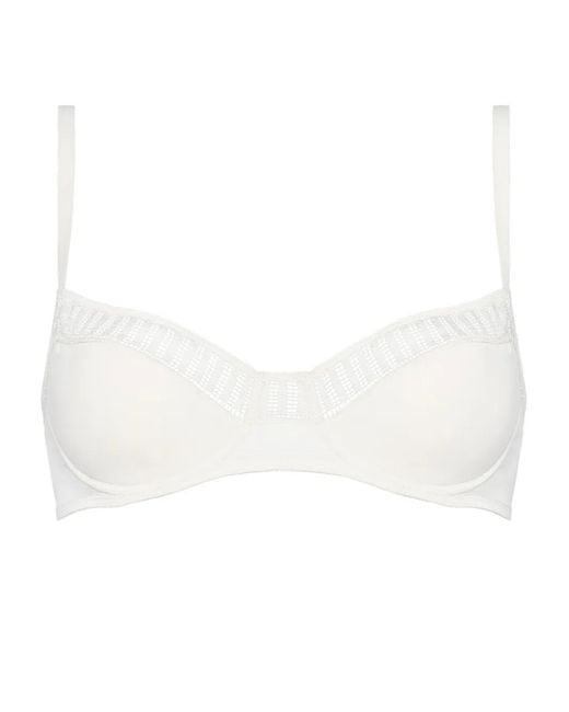 Eres White Justine Graphic Bra