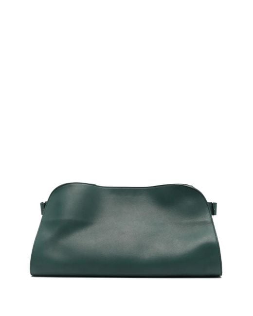 The Row Green Margaux Ew Clutch Bag