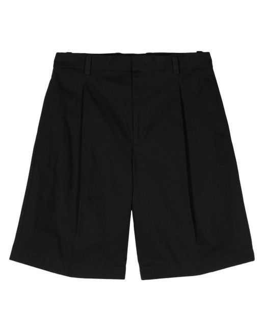 Jil Sander Black Loose-Fit Cotton Shorts for men