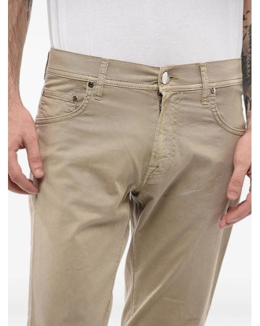 Corneliani Natural Lazise Five-Pocket Trousers for men