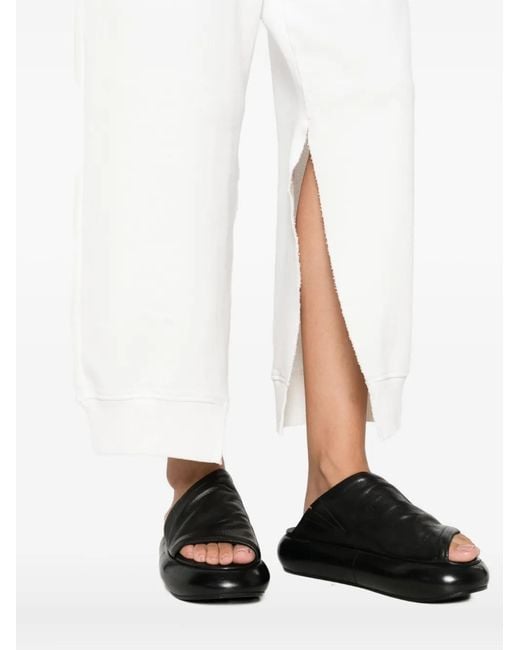 MM6 by Maison Margiela White Number-Print Track Pants