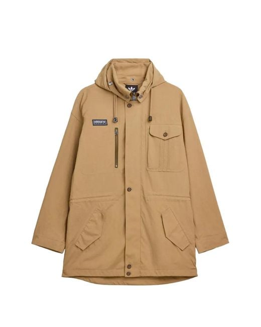 Adidas Longridge Parka in het Natural voor heren