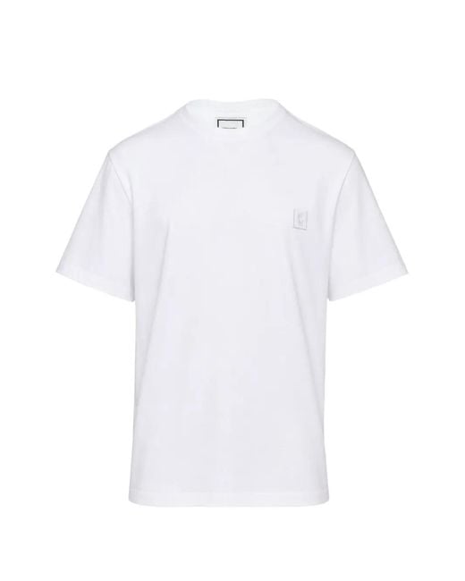 Wooyoungmi White Logo-Print T-Shirt for men