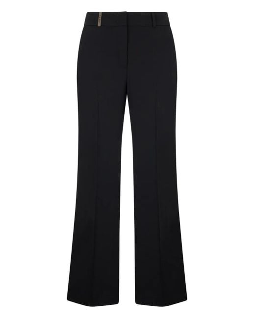 Peserico フレアパンツ Black