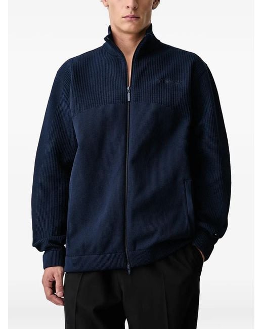 Adidas Blue Munich 93 Zip-Up Sweater for men