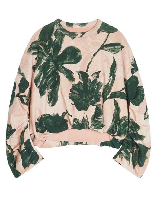 Dries Van Noten ドレープ スウェットシャツ Green
